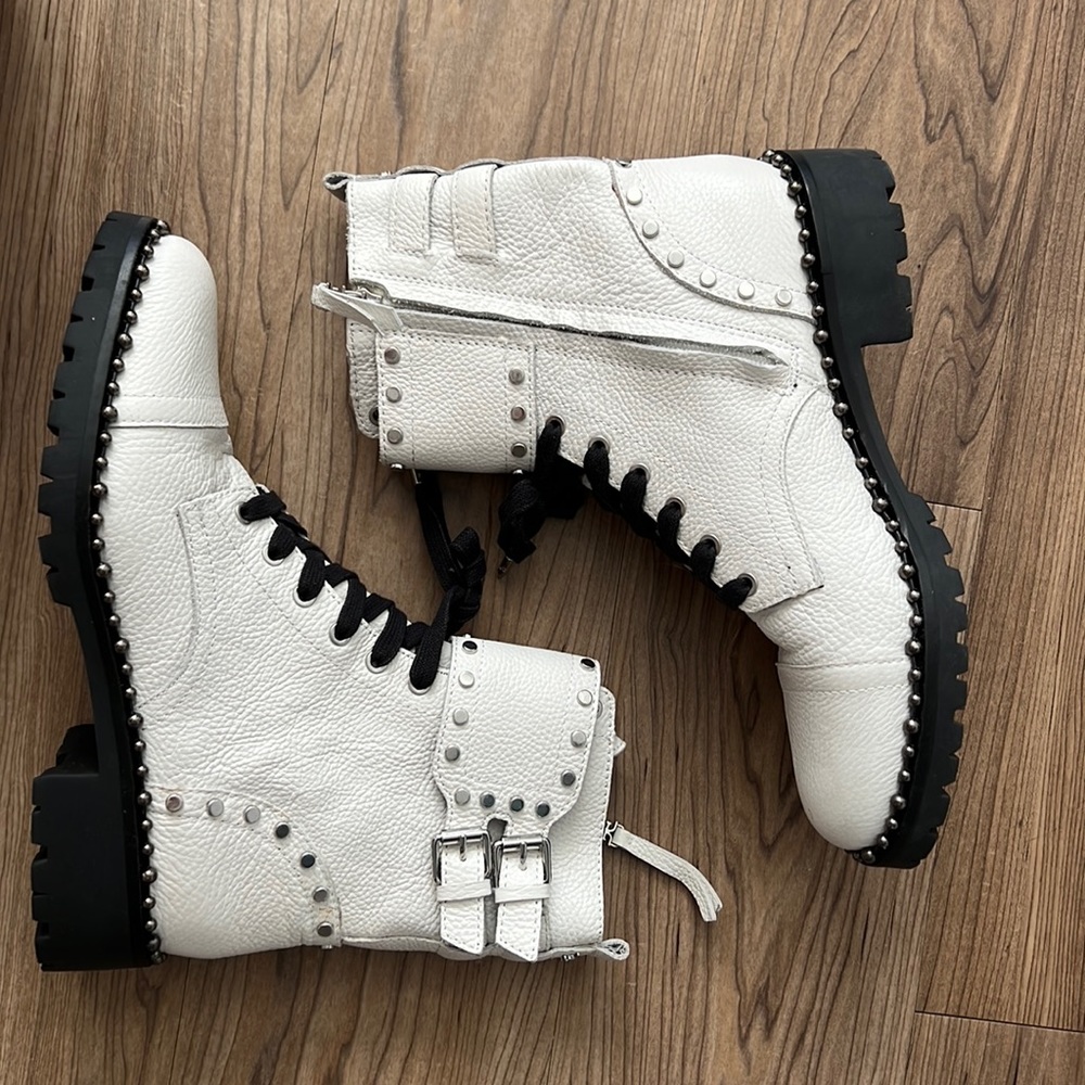 EUC Sam Edelman Jennifer Combat Boots